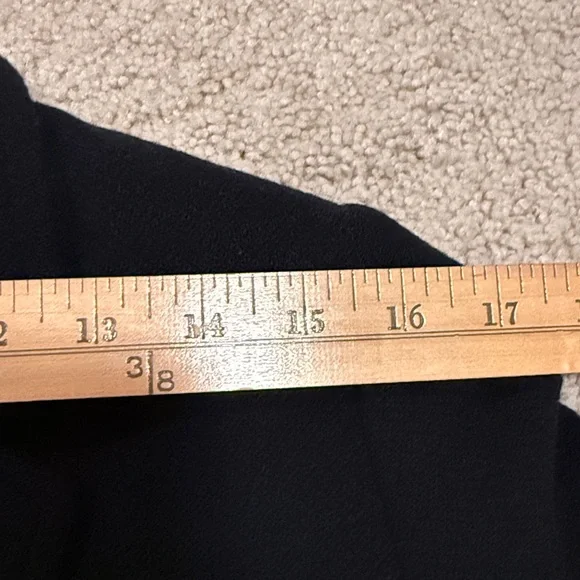 ME+EM | Short Italian Forever Wool Jacket Blazer Navy/Gold | US size 6 - Picture 9 of 13